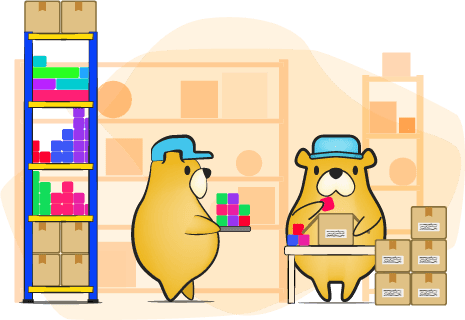 Pick and Pack Storage of ecommerce fulfillment,flybear