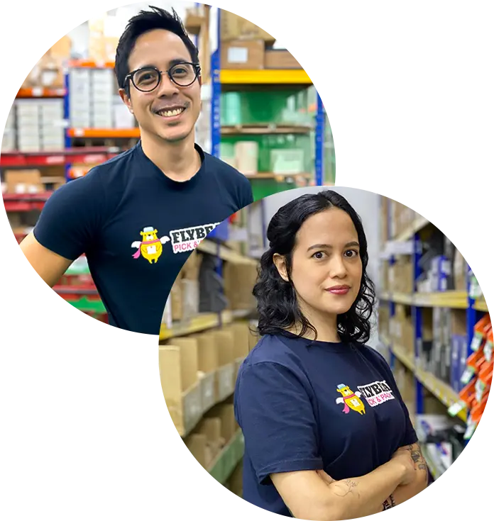 David and Jessica - Founders of Flybear Sdn Bhd, an eCommerce Fulfillment Company
