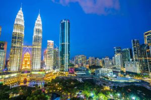 Kuala Lumpur skyline with Petronas Towers, showcasing Malaysia as a prime e-commerce gateway